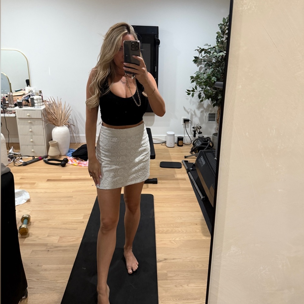 Zara crochet skirt